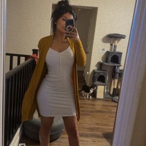 Cielo Mustard Yellow Women's Cardigan